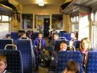 Cubs on train to London