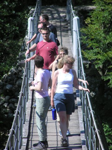 Return from Kozjek waterfall