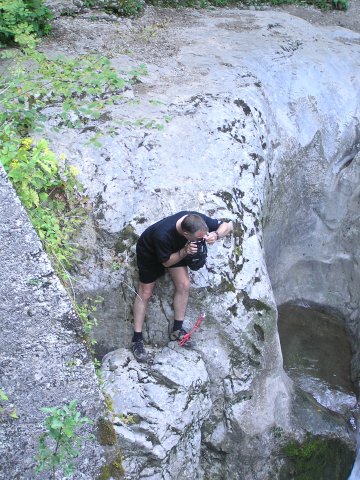 Walk to the Kozjek waterfall