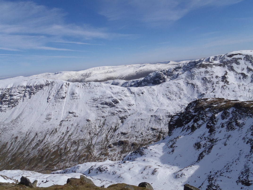 Travellers Rest - Seat Sandal - Dollywagon Pike - Helvellyn - Striding Edge - Red Tarn