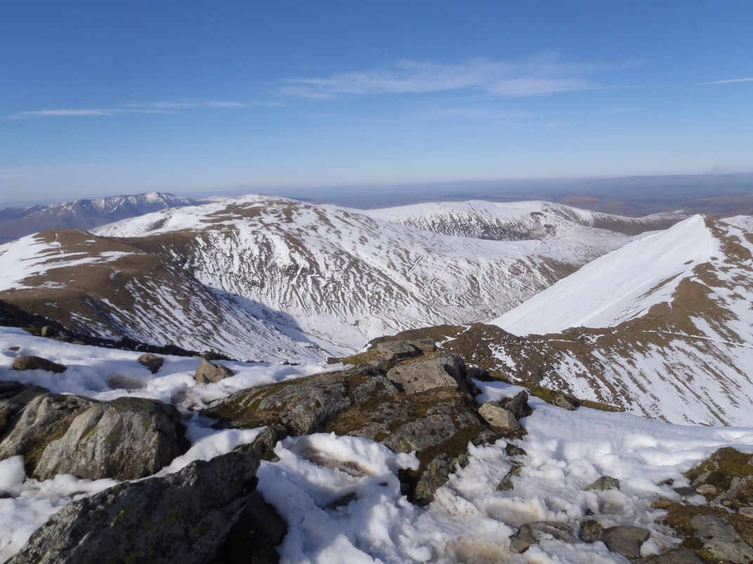 Travellers Rest - Seat Sandal - Dollywagon Pike - Helvellyn - Striding Edge - Red Tarn