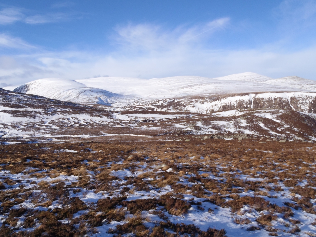 Glas Allt Shiel - Dubh Loch - Broad Cairn - Glas Allt Shiel
