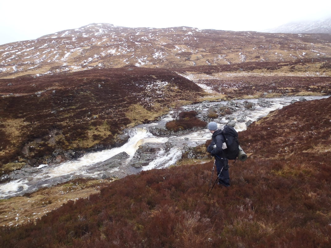 Day 6 - Ben Alder Cottage - Loch Ossian YHA via Beinn a' Chumhainn