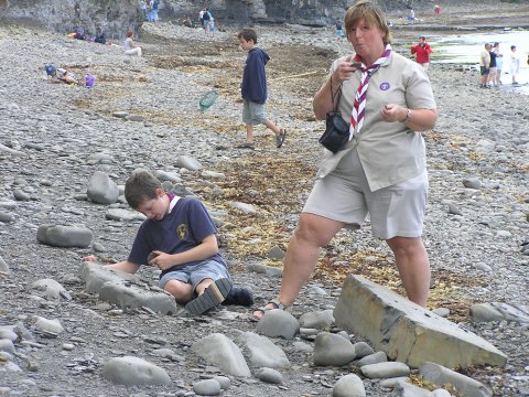 Fossil collecting