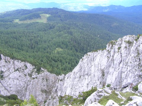 View from Debela Pec summit
