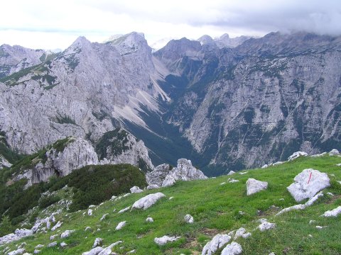 View from Debela Pec summit