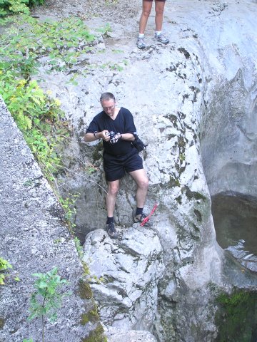 Walk to the Kozjek waterfall