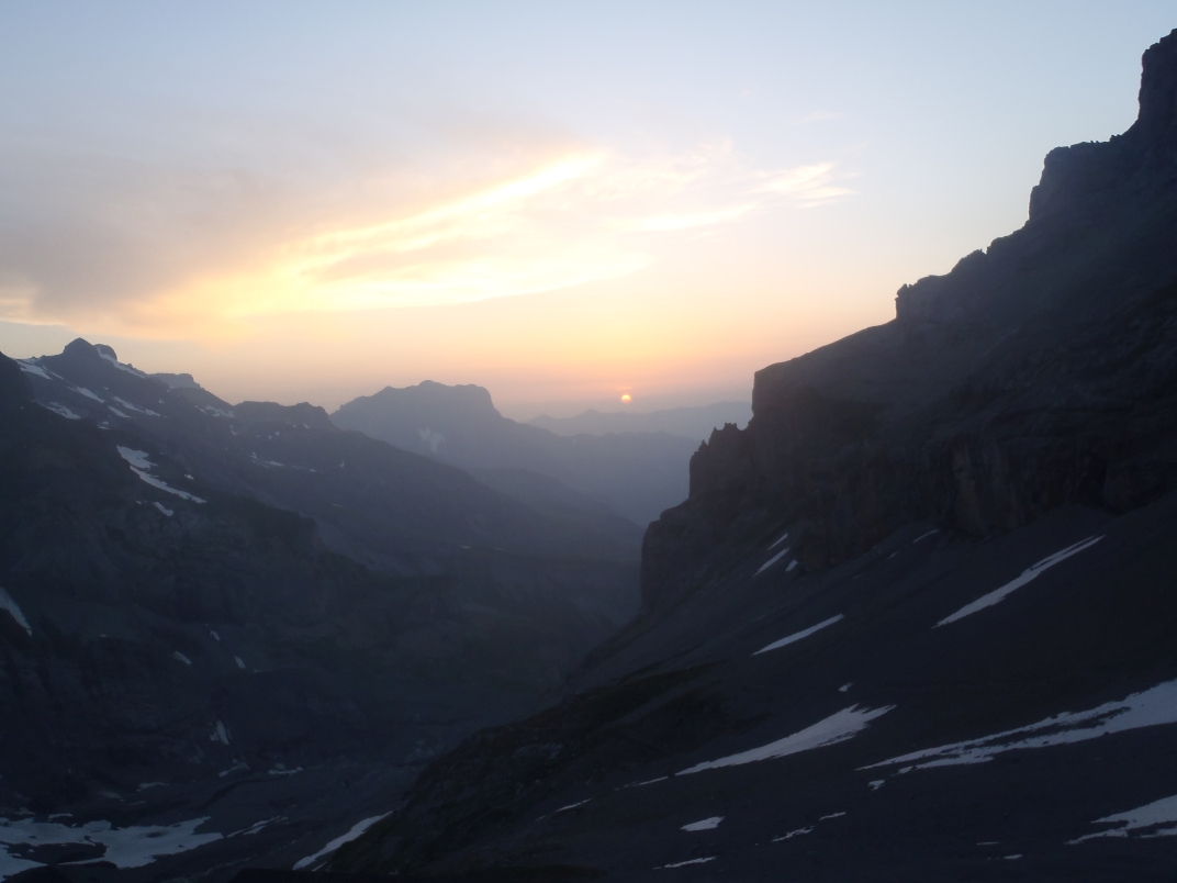 Gspaltenhornhutte View